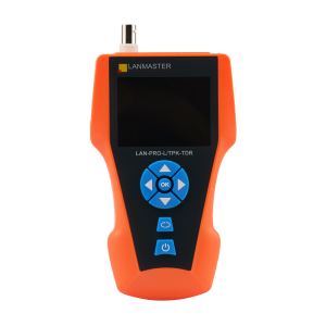 Cable tester with length measurement, cable tracer, and POE detection, with time domain reflectometer function